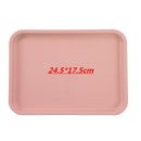 Exquisite Nordic Creative Multi-Function Rectangular Plastic Serving Tray Kitchen Organizer Home Kitchen Fruit Dessert Tray