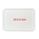 Exquisite Nordic Creative Multi-Function Rectangular Plastic Serving Tray Kitchen Organizer Home Kitchen Fruit Dessert Tray