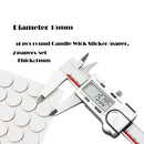 1 Roll 200 Feet 61M White Candle Wick Cotton Candle Woven Wick  For DIY Candle Making Material Smokeless Wax Pure Cotton Core