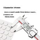 1 Roll 200 Feet 61M White Candle Wick Cotton Candle Woven Wick  For DIY Candle Making Material Smokeless Wax Pure Cotton Core