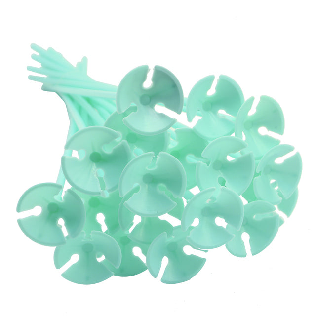 10-50 stücke 30 cm Latex Ballon Stick Mehrfarbige Kunststoff Ballonhalter Tassen für Hochzeit Geburtstag Dekoration Zubehör