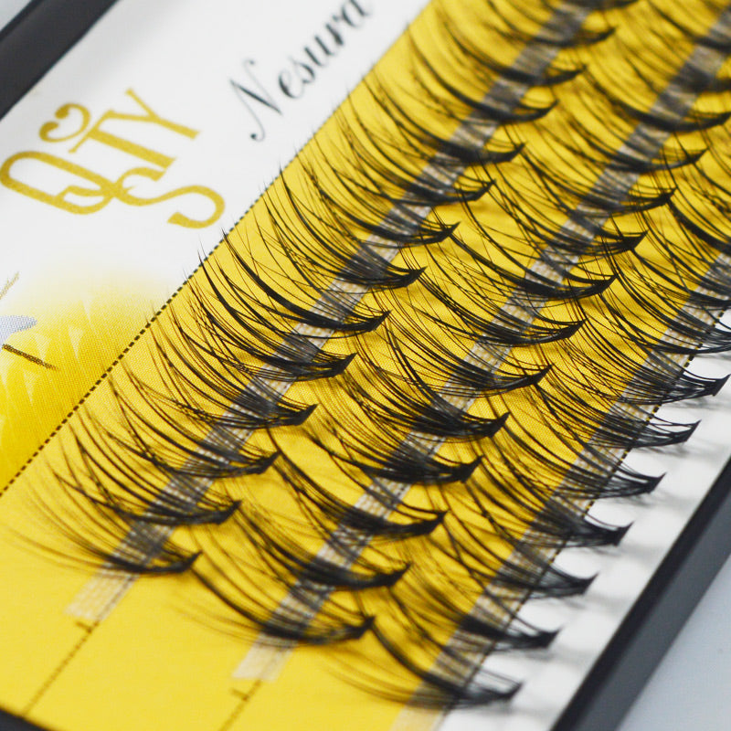 High quality 60 knots 20D Black 8/10/12mm MINK Eyelash Extension Artificial Eyelash Fake False Eye Lash Eyelashes