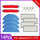 Mop Pad For XiaoMi Roborock Vacuum Cleaner Robot S7 S70 S75 S7Max S7MaxV T7s T7s Plus Mop Rags Parts Mop Cloths Accessories