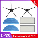 Mop Pad For XiaoMi Roborock Vacuum Cleaner Robot S7 S70 S75 S7Max S7MaxV T7s T7s Plus Mop Rags Parts Mop Cloths Accessories