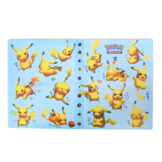 240 Uds soporte colecciones Pokemon tarjetas álbum libro juego personajes mapa carpeta carpeta cargada superior lista juguete regalo de Navidad para chico