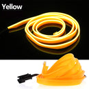1m/2m/3m/5m Neon LED Car Interior Lighting Strips Auto LED Strip Garland EL Wire Rope Car Decoration lamp Flexible Tube