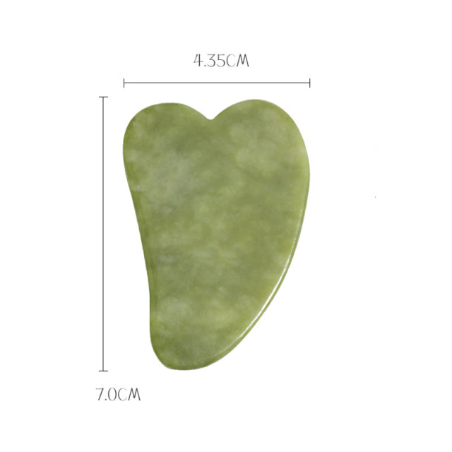 Jade Gua Sha Natural Stone Gouache Scraper Board Meridian Muscle Relaxation Face Massager Lift Body Slimming Massage Skin Care