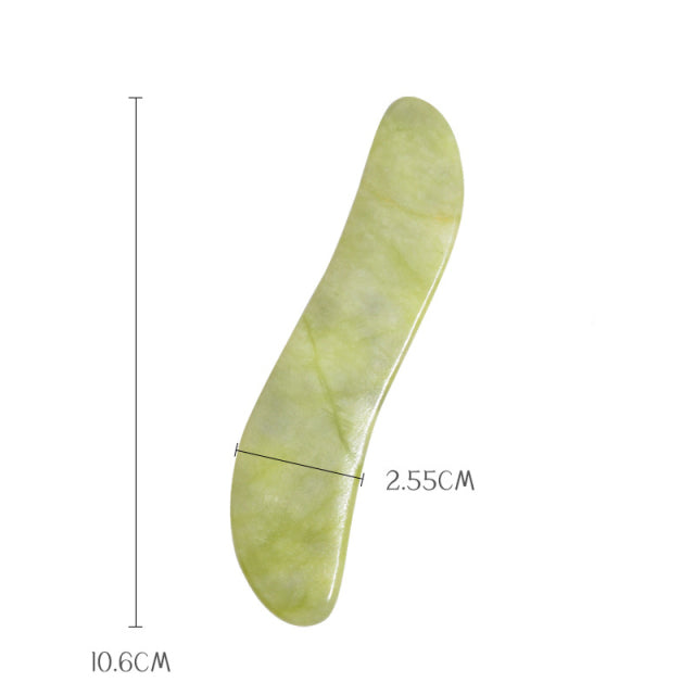 Jade Gua Sha Natural Stone Gouache Scraper Board Meridian Muscle Relaxation Face Massager Lift Body Slimming Massage Skin Care