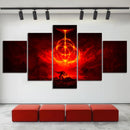 5/3 Piece Unframed Dark Souls Elden Ring Video Games Art Landscape Poster for Wall Decor Wall Art Canvas Painting Gift