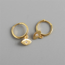 WANTME Real 100% 925 Sterling Silver Punk Hip-Hop Link Chain Gothic Studs Earrings for Fashion Women Jewelry Accessories 2022