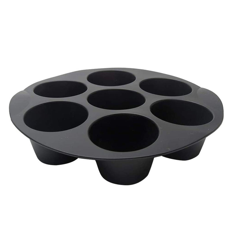7 Even Silicone Non-Stick Muffin Cake Cups for 3.5-5.8 L Air Fryer Accessories Tray Baking Mould Chocolate Universal Cake Cup