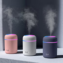Portable 300ml Electric Air Humidifier USB Ultrasonic Aroma Oil Diffuser Cool Mist Sprayer with Colorful Light for Home Car