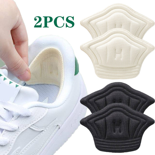 2 Stück Einlegesohlen Patch Fersenpolster für Sportschuhe Einstellbare Größe Antiverschleiß-Fußpolster Kisseneinsatz Einlegesohle Fersenschutz Rückenaufkleber