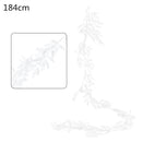 Guirnalda de hojas de eucalipto verde, flores artificiales de glicinia, planta falsa de ratán, vides de hojas de seda para decoración de boda, fiesta de cumpleaños