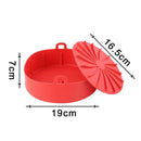 AirFryer, olla de silicona, freidoras de aire cuadradas, bandeja para hornear pan, pollo frito, cesta para Pizza, alfombrilla de repuesto, accesorios para parrilla y sartén