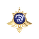 2021New Anime Genshin Impact Earrings Zhongli Long Tassel Ear Clips Tartaglia Eardrop For Women Men 1:1 Cosplay Jewelry Props