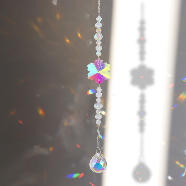 Crystal Star Hexagon Diamond Prisms Hanging Rainbow Chaser Beleuchtungszubehör für Fenstervorhänge Anhänger Home Garden Decor