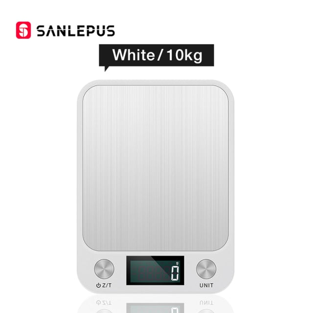 Kitchen Scale 10Kg/22lbs Digital Food Scale Accurate Within 0.05 Ounces/1 Grams, Stainless Steel Design for Cooking and Baking