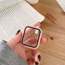 Screen Protector Case for Apple Watch Series 7 6 SE 5 4 3 44mm 40mm 45mm iwatch 42mm 38mm glass+cover Apple watch Accessories