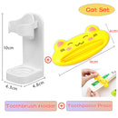 Traceless Toothbrush Holder Bath Wall-Mounted Electric Toothbrush Holders Adults Toothbrush Stand Hanger Bathroom Accessories