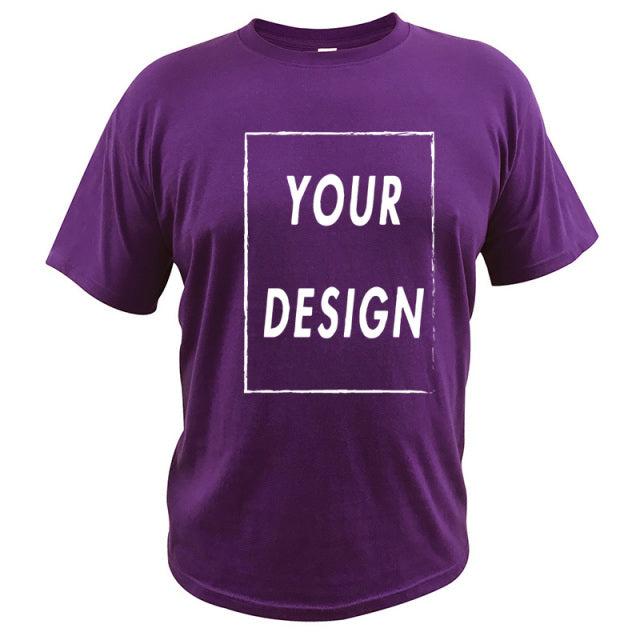 EU-Größe 100% Baumwolle Benutzerdefiniertes T-Shirt Machen Sie Ihr Design Logo Text Männer Frauen Drucken Original Design Hochwertige Geschenke T-Shirt