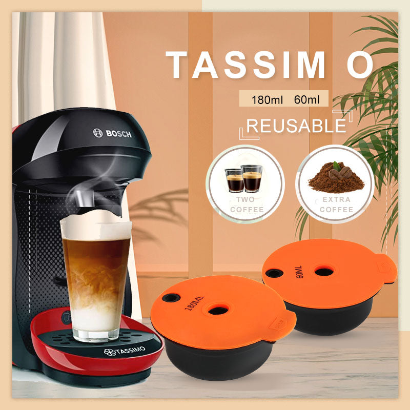 Cápsulas de café recargables ICafilas para máquina Tassimo BOSCH, cápsula de café reutilizable, máquina de Crema ecológica