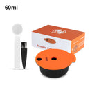 ICafilas Refillable Coffee Capsules for Tassimo BOSCH Machine Reusable Coffee Pod Crema Maker Eco-Friendly
