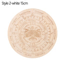 Tablero de péndulo de adivinación de madera de Altar tallado, estrella, sol, luna, corte láser, rebanada, Base de madera, posavasos, letrero de pared, decoración Hexagonal puntiaguda