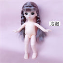 BJD Mini 16cm Doll 13 Movable Joints 1/12 Multi-color Hair Princess Doll and Clothes Can Dress Up Girls DIY Toys Birthday Gifts