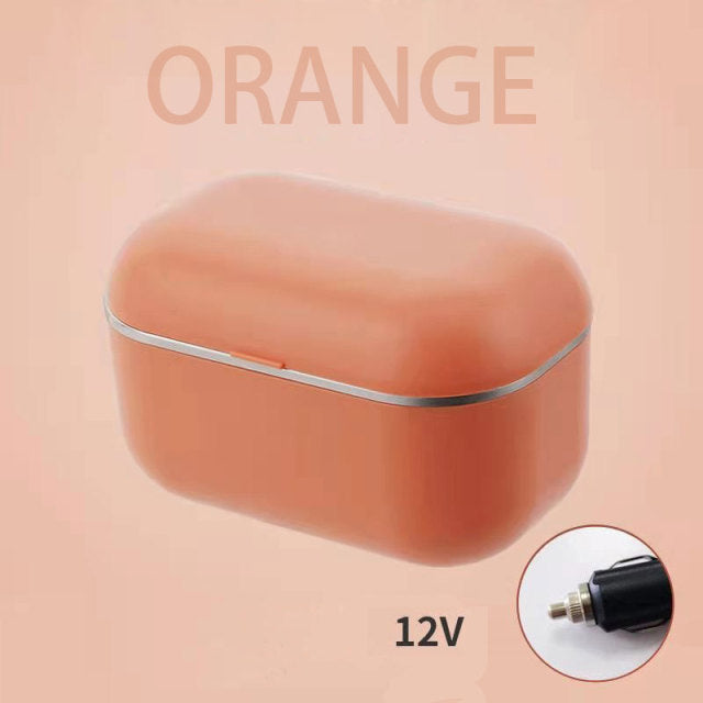110V/220V Electric Heating Lunch Box Self Cooking Food Storage Warmer Container Portable Steamer Food Grade Mini Rice Cooker