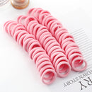 50pcs Girls Solid Color Big Rubber Band Ponytail Holder Gum Headwear Elastic Hair Bands Korean Girl Hair Accessories Ornaments