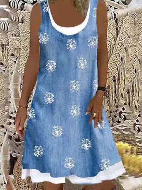 Frauen 2022 Lose Vintage Rüschen Streifen Befree Kleid Große Große Gedruckt Patchwork Sommer Boho Lässige Party Strandkleider Plus Größe