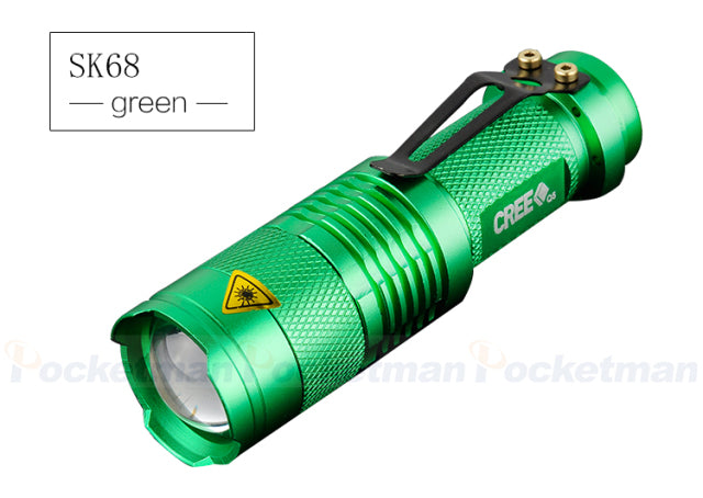 Potente linterna led, linterna portátil, mini linterna, linternas con zoom, lámpara de emergencia para acampar al aire libre con portalápices