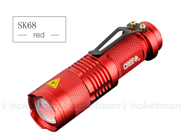 Leistungsstarke LED-Taschenlampe Laterne tragbare Mini-Taschenlampe Zoombare Taschenlampen Outdoor-Camping-Notlampe mit Stifthalter