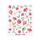 Harunouta 1 Sheet Water Decals Transfer Snake Fruit Flower Summer Alphabet Leaves Nail Art Manicure Stickers Decoration