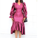 High Quality Women Dress Bow Elegant Wedding Party Dresses For Women 2022 Summer Plus Size Women Clothing S-XXXL Femme Vestidos