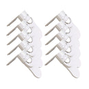 Baby Safety Drawer Lock Anti-Pinching Hand Cabinet Drawer Locks Plastic White Safety Buckle for Children Kids Protection