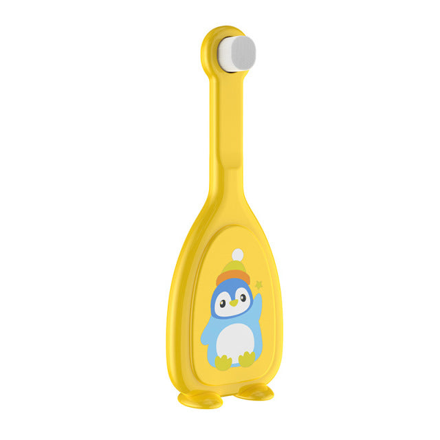 Kinderzahnbürste in U-Form 2-12 Jahre Kinderzahn-Mundpflege-Reinigungsbürste Weiche Silikon-Zahnaufhellungs-Reinigungswerkzeugbürste
