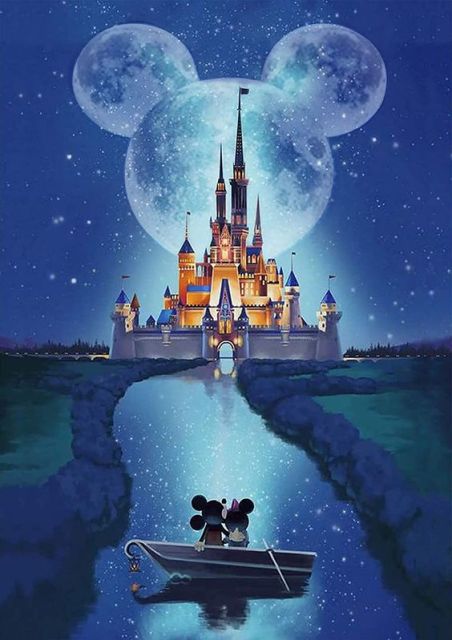 Disney Diamond Painting 5d Mickey Mouse Princess Cartoon Characters Diy Diamond Anime Diamond Mosaic for Children New Year Gift
