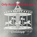 2022 Valentines Day Gift 3D Love Lamp Acrylic Bear Rose LED Night Light Kids Birthday Gift Rabbit Easter Deco Wedding Decoration