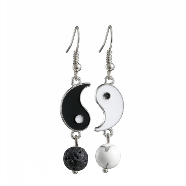 Pulseras de pareja de Tai Chi Yin Yang, colgante de aleación, pulsera de cadena trenzada ajustable, collar, pulseras de amante a juego, collares