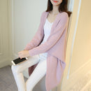 Long Cardigan Women Sweater Autumn Winter Bat Sleeve Knitted Sweater Femme Jacket Loose Ladies Sweaters Cardigans New