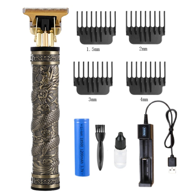 Haarschneidemaschine Elektrische Haarschneidemaschine Neue elektrische Retro-T9-Stil-Buddha-Kopf-Schnitzölkopfschere für Herren