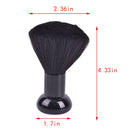 Soft Fibers Black Neck Face Duster Brushes Barber Hair Clean Hairbrush Salon Cutting Hairdressing Styling Makeup Tool