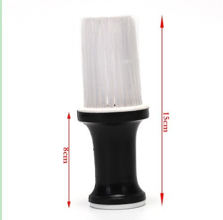 Soft Fibers Black Neck Face Duster Brushes Barber Hair Clean Hairbrush Salon Cutting Hairdressing Styling Makeup Tool