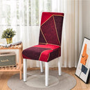 Plain Dining Chair Cover Spandex Elastic Chair Slipcover Case Stretch Seat Cover for Wedding Hotel Banquet Living Room
