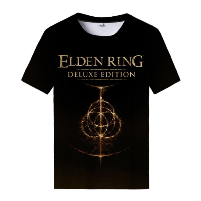 2022 Elden Ring camiseta nuevo juego 3D estampado deporte camiseta verano Harajuku Streetwear Hip Hop Cool Tops