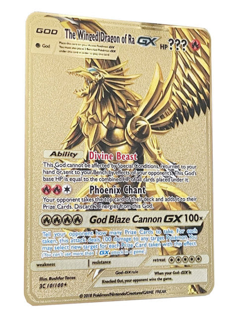 NEUE Pokemon-Karten Metall-DIY-Karte Pikachu Charizard Golden Limited Edition Kids Gift Game Collection Cards
