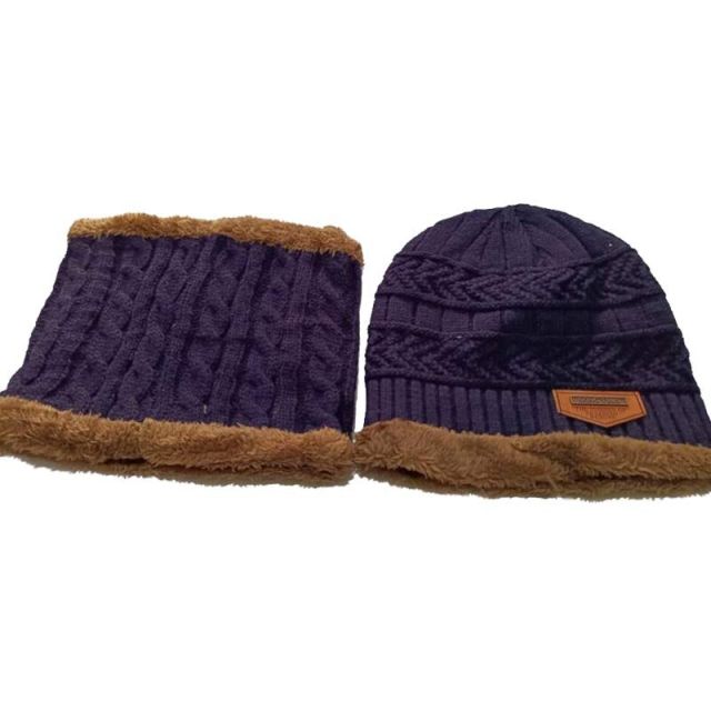 Winter Hats Men&#39;s Hat Family Matching Parents Children Beanie Scarf Set шапка мужская Soft Thick Warm Caps balaclava Men&#39;s Cap