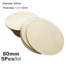 Diameter 1-10CM Natural Unfinished Round Wood Slices Circles Discs for DIY Craft kids Christmas Painting Toys Ornament Decor